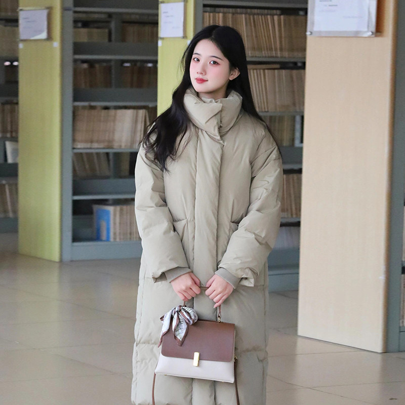 宽松韩版显瘦立领羽绒棉服棉衣女2024秋冬季新款学生百搭保暖外套