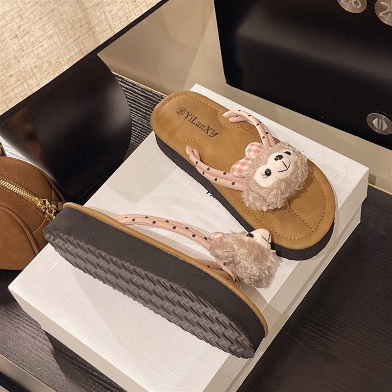 可爱雪莉玫拖鞋女夏外穿2025夏季新款夹趾凉拖鞋沙滩鞋女鞋人字拖,女鞋,人字拖,淘宝优惠券,粉丝福利购,淘宝优惠卷