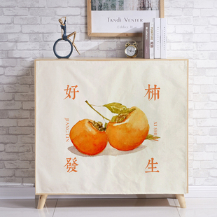 柜子遮挡帘布厨房遮挡帘防水防油暖气片燃气开关门洞装饰罩遮丑