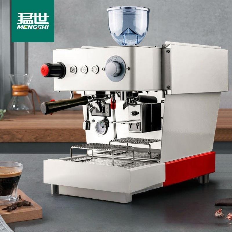 现磨咖啡机商用意式研磨咖啡机全自动研磨一体意式卡布奇诺款