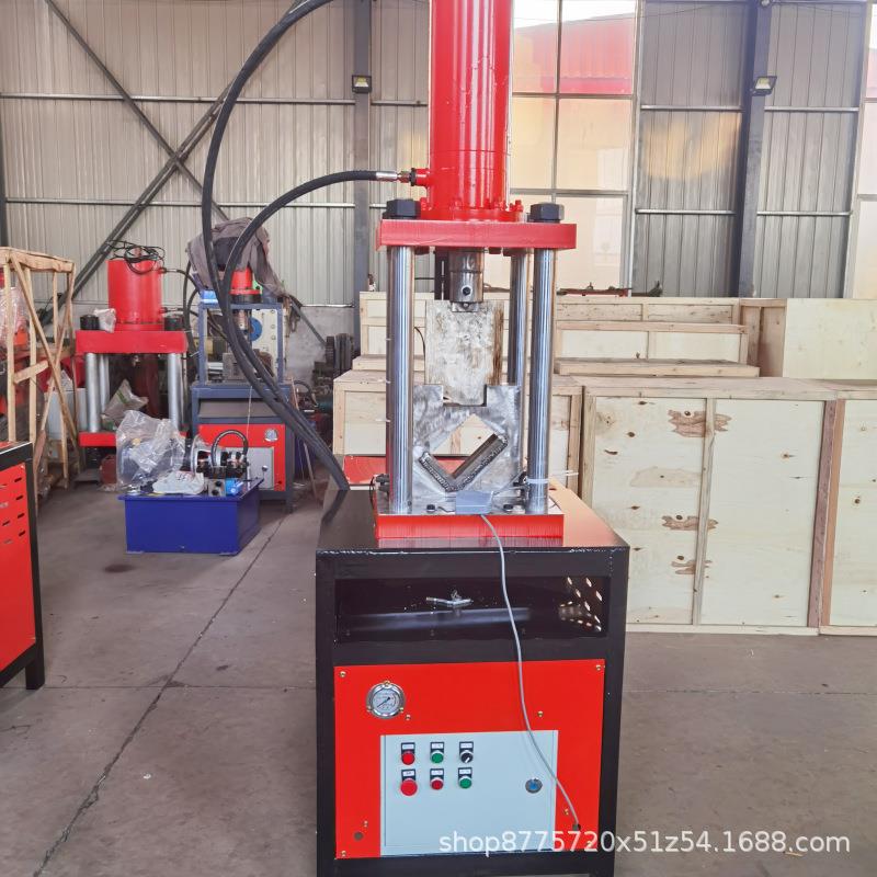 液压冲孔机铝材圆切边方管护栏货架冲孔冲床模具铝型材角钢打孔