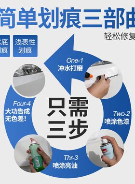 比亚迪速锐自喷漆水晶白补漆笔德兰黑汽车专用修复油漆冰海蓝黑色