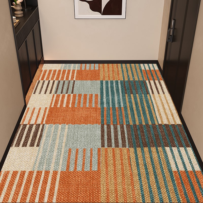 丝圈入户门地垫美式进门玄关地毯门垫耐脏可裁剪家用门口门外脚垫