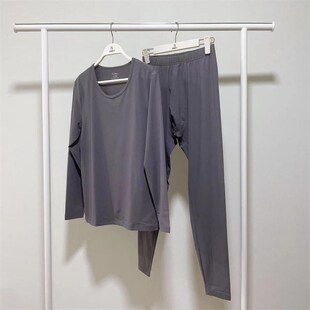 浪漫春天内衣男士冬季舒适圆领贴身保暖防寒秋衣秋裤套装56040617