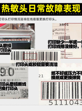 翔彩 适用ARGOX立象X1000VL X2000V全新条码打印头X1000V X-1000V