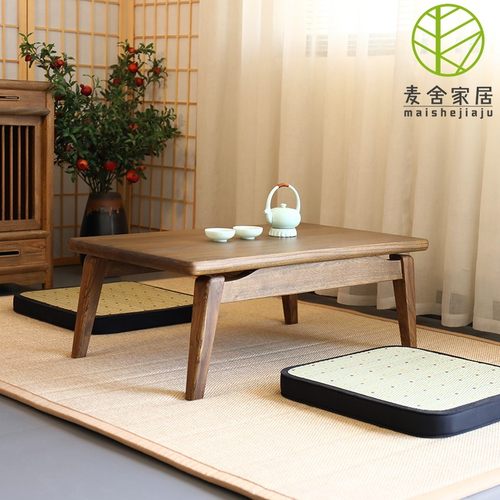 飘窗小桌子炕桌矮桌榻榻米茶几卧室坐地地桌日式茶桌炕几阳台实木