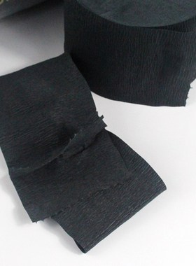 JRL美发围脖纸发廊理发专用防碎发护颈纸一条五卷黑色自粘胶美发