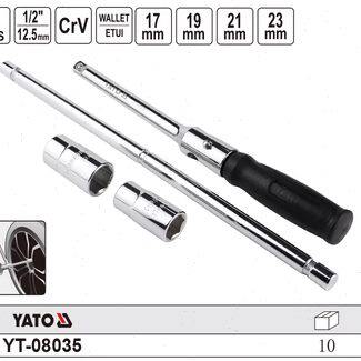 易尔拓原装轮胎扳手组套5件套汽车轮胎拆卸工具YT-08035