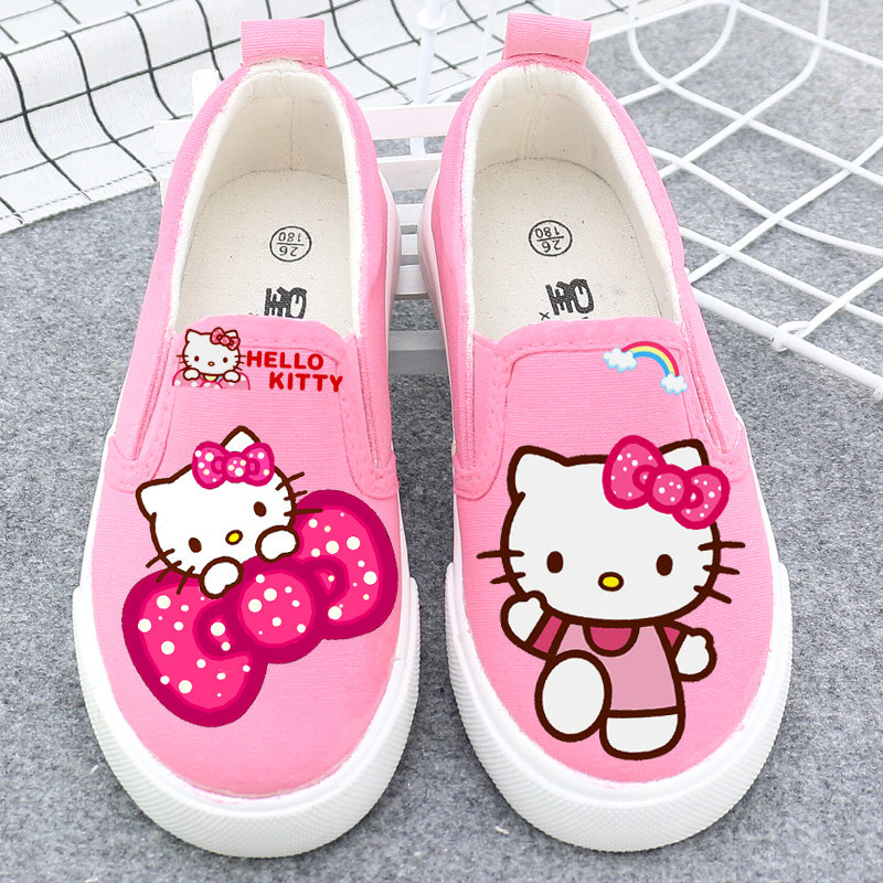 女童鞋帆布鞋子新款秋冬卡通公主鞋低帮休闲宝宝板鞋单鞋男童套脚,童鞋/婴儿鞋/亲子鞋,帆布鞋,淘宝优惠券,粉丝福利购,淘宝优惠卷