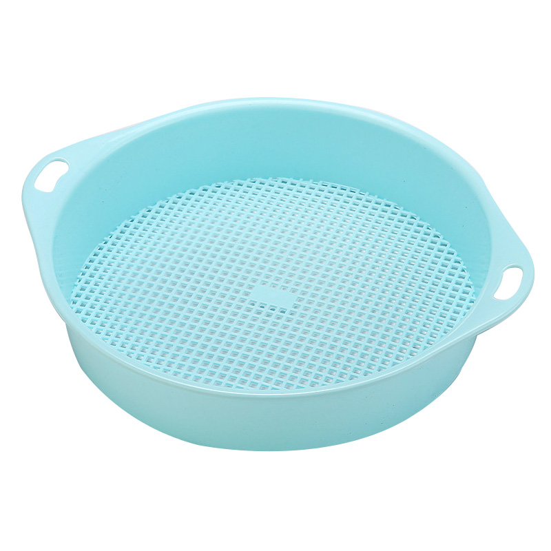 多肉植物园艺土筛塑料网筛子过滤土石土壤颗粒工具育苗筛土器米筛