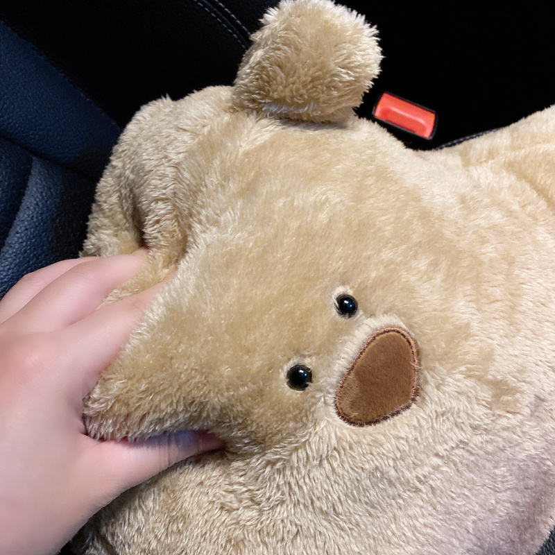 汽车靠垫腰垫腰枕车用可爱卡通靠背垫驾驶座开车舒适车载护腰腰靠