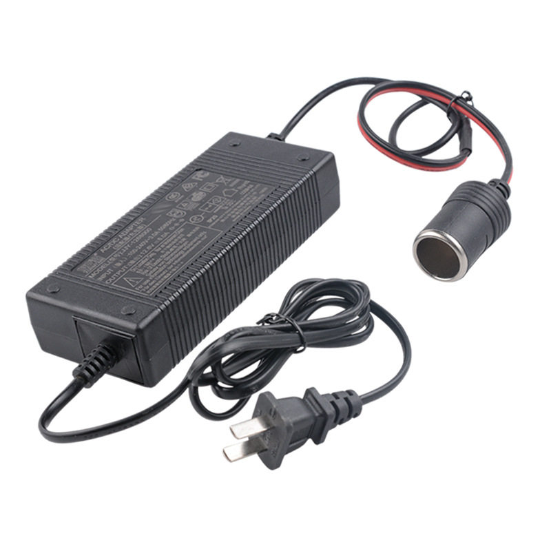 户外探照灯专用220V转12V车用点烟器8A电源转换器适配器带3C认证