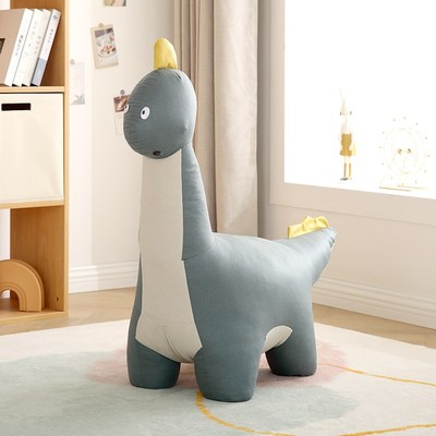 卡通河马凳子儿童坐凳家用动物座椅客厅网红换鞋凳大号玩具沙发凳