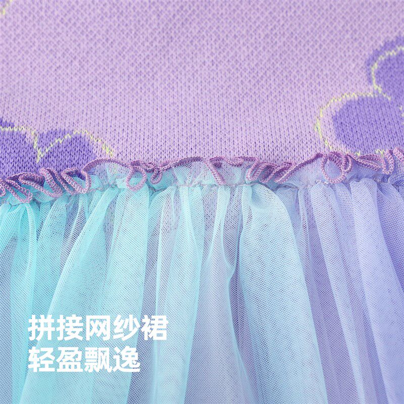 女童连衣裙加绒冬季宝宝卫衣裙婴儿公主裙冬款童装儿童衣服冬装女