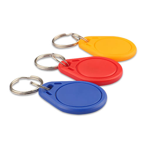 IC钥匙扣M1蓝色ID门禁卡定制UID可复制CUID电梯2号3号5200钮扣卡