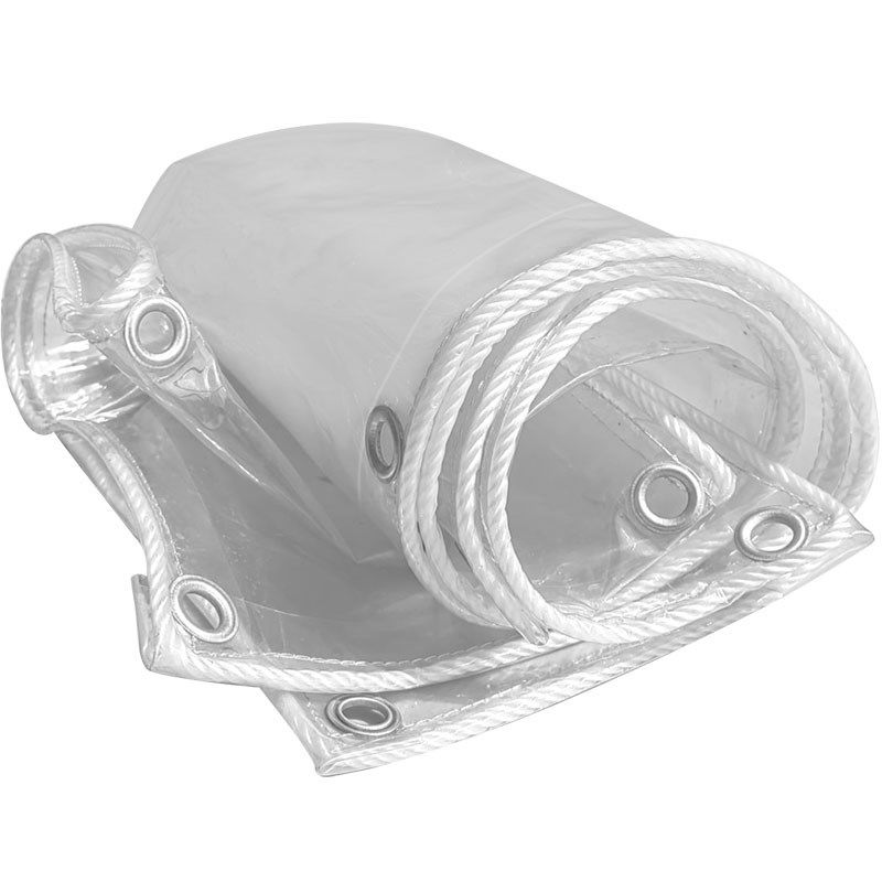 雨布PVC透明防水布帆布防水篷布透明布防雨布防火布料防火布门帘