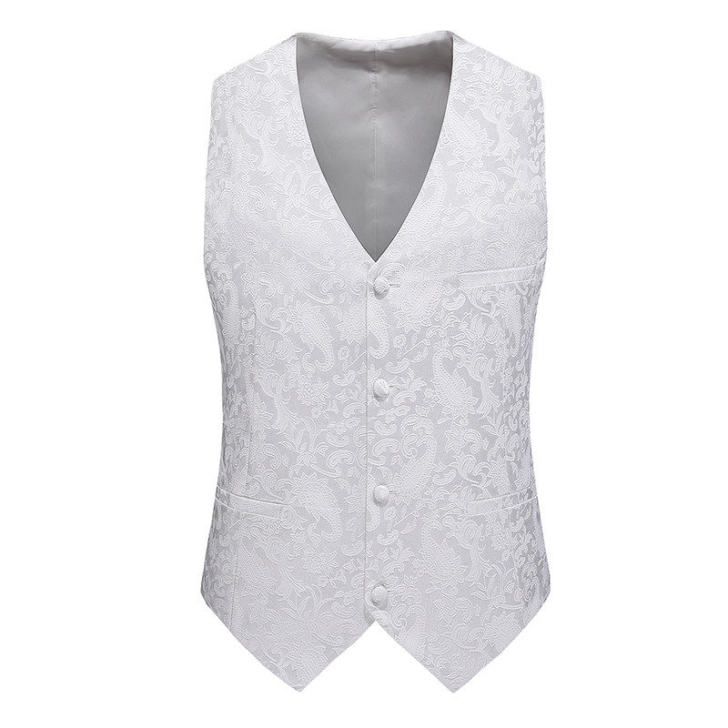 春秋季男士花纹舞台表演西装背心加大码酒店饭店KTV工作修身马夹,男装,常规马甲,淘宝优惠券,粉丝福利购,淘宝优惠卷