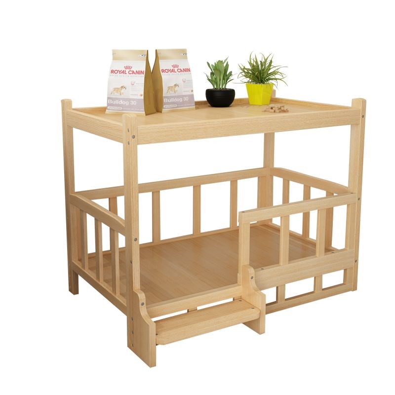 狗床实木泰迪金毛可拆洗狗窝宠物床猫床大中小型实木宠物用品包邮