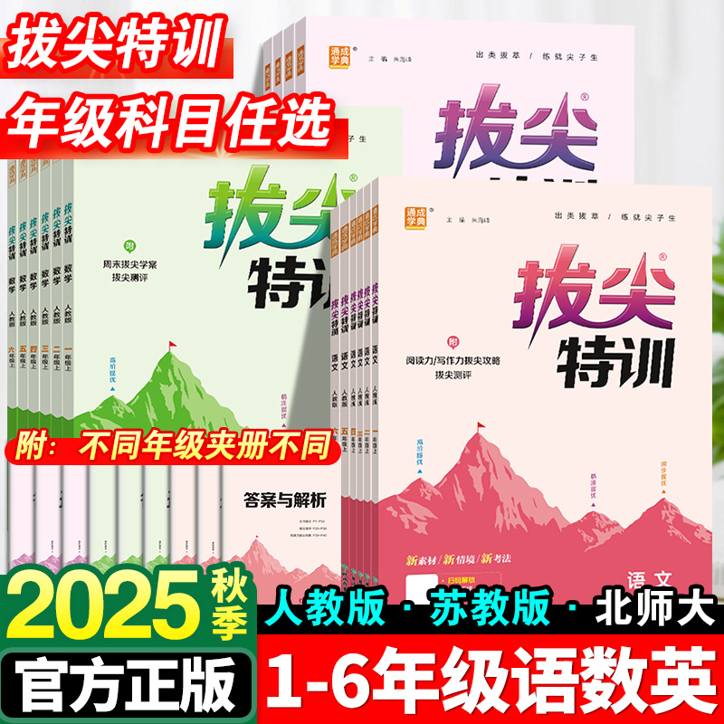 2025新版小学拔尖特训
