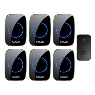 免电池门铃无g线家用智能超远距离自发电无线门铃开关一拖六呼叫