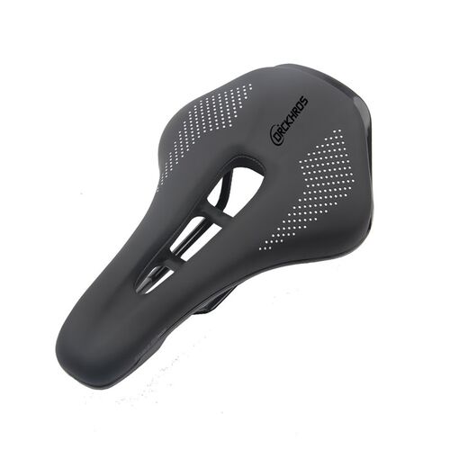 自行车坐垫中空加宽硅胶舒适耐磨山地车鞍座折叠车座7色DZlogo