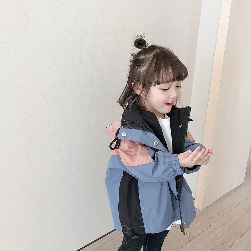 女童外套春秋款2023新款儿童冬装风衣中小童宝宝连帽夹克冲锋衣潮,童装/婴儿装/亲子装,普通外套,淘宝优惠券,粉丝福利购,淘宝优惠卷