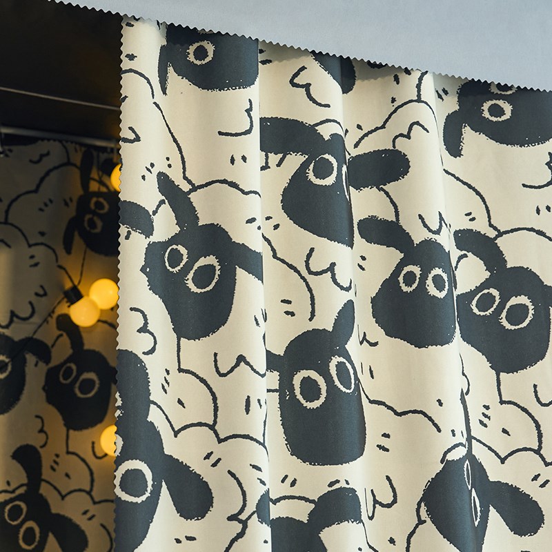 大学生宿舍上铺超强全遮光加厚床帘寝室女遮挡布帘子下桌围帘窗帘