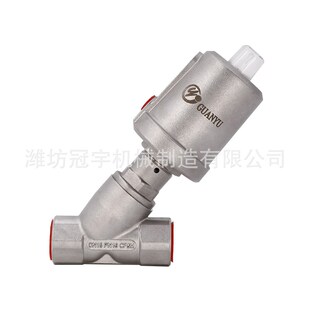 厂家现货供应Y型气动角座阀  304不锈钢气动螺纹角座阀