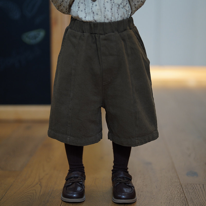 砚台家童装日系儿童纯棉七分裤2023春夏新款男女童短裤宝宝阔腿裤,童装/婴儿装/亲子装,裤子,淘宝优惠券,粉丝福利购,淘宝优惠卷