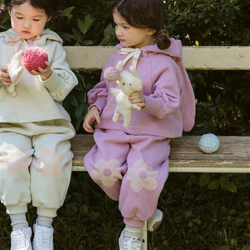 2025春季新款韩国童装草莓珊女孩345678岁公主粉色卫衣裤气质套装,童装/婴儿装/亲子装,套装,淘宝优惠券,粉丝福利购,淘宝优惠卷