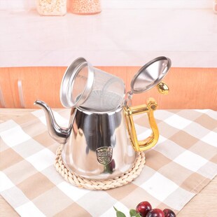 304加厚不锈钢泡茶壶茶馆餐A厅酒楼中式茶水壶家居功夫茶烧水壶