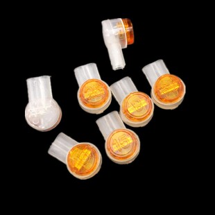 接线子K2网线电话线接线端子线缆接续子镀锡纯铜双刀片带油100个