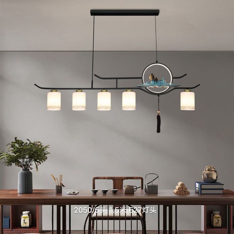 新款新中式吊灯禅意意境中国风吊灯茶室餐厅客厅阳台酒店前台吧台