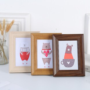 定制现代相框摆台5寸6寸7寸8寸10 12寸挂墙照片支架创意画框 A4寸