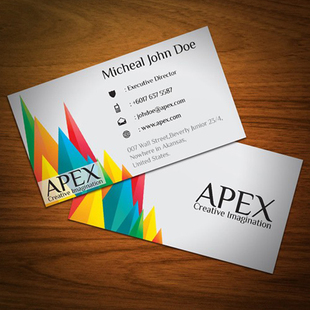 定制彩色名片印刷卡片制作私人定制