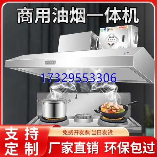 抽油烟机商用净化器环保一体机小型饭店农村土灶直排大吸力排烟罩