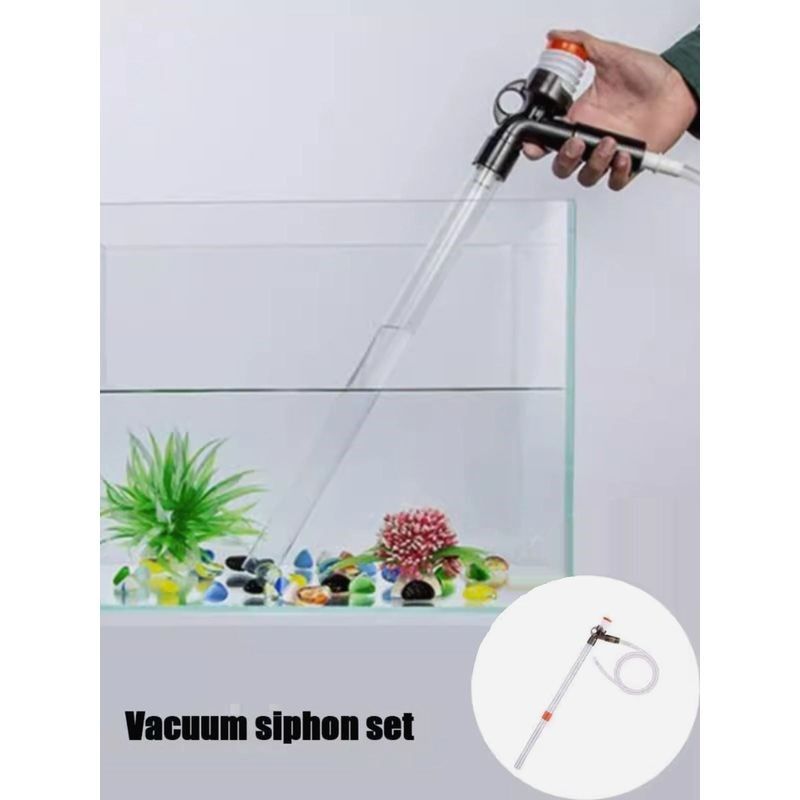 鱼缸手动换水洗砂器虹水族箱吸管吸便刮藻除苔藓洗沙清洁套换水管