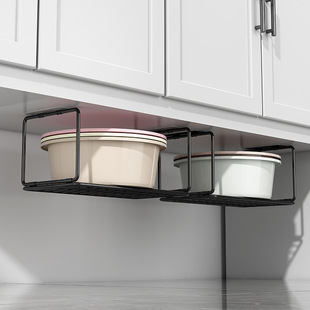 浴室柜下脸盆架卫生间洗漱台底盆子收纳置物架悬挂式空.间利用神