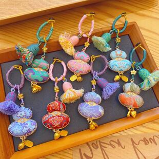 【成品】非遗纯手工名家宋锦葫芦挂件/包挂/车挂双面葫芦吊坠挂饰