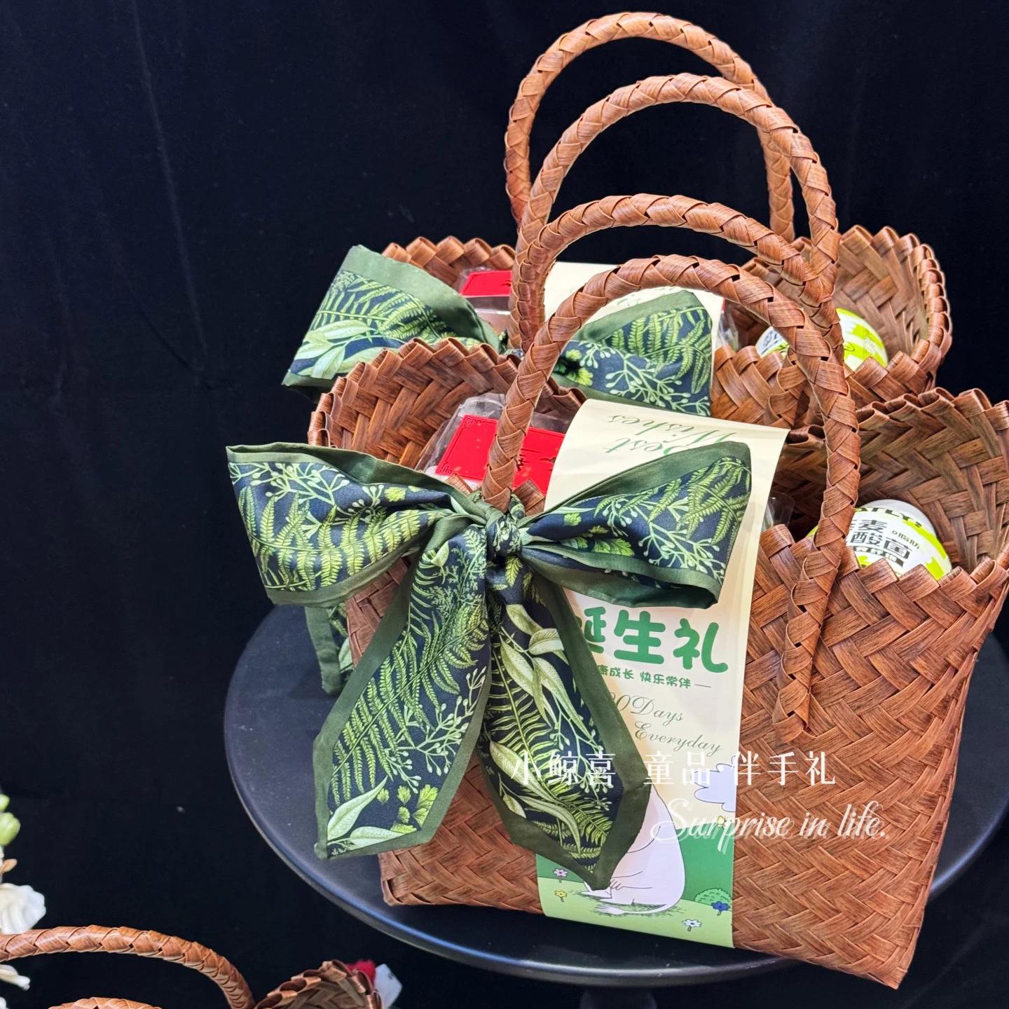 新中式婚礼品包装伴手礼品袋篮子