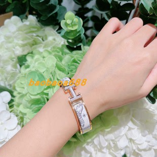 欧美木子重工定制钛钢高质量珐琅花纹童趣手镯黑武士男女情侣手镯