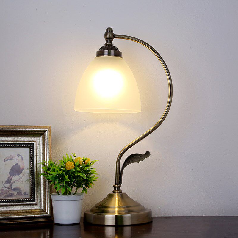 欧式客厅调光台灯创意个性现代蒂凡尼地中海风格卧室床头灯