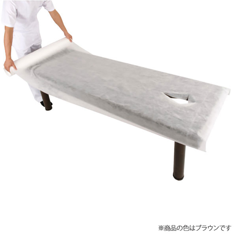 美容院一次性床单防水防油加厚带十字孔90*190cm加大版张 2