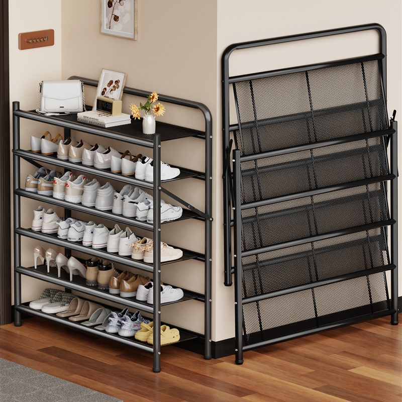 鞋架多层家用门口室内入户门小窄免安装折叠简易鞋柜宿舍出租房用