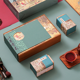 茶叶包装盒空礼盒高山云雾茶龙井碧螺春都匀毛尖茶叶礼盒装空盒