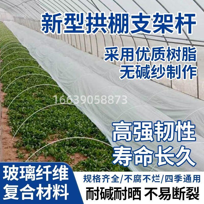 拱棚支架长条果树避雨棚种菜保温拱形农膜用塑料布豆角钢强