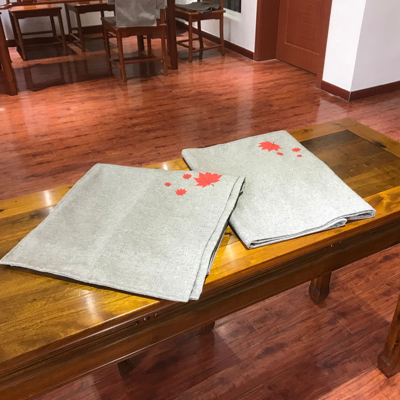 七韵古琴古琴桌旗盖布 古琴盖布 防尘布棉麻布垂感的