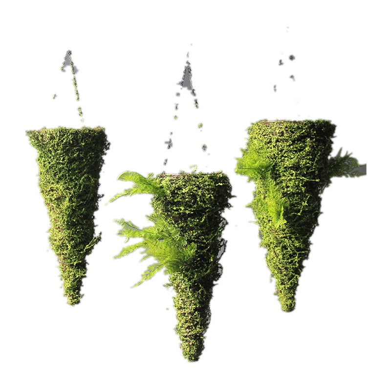 仿真垂吊绿植 蕨类植物壁挂in风装饰 创意墙面装饰品挂件草皮