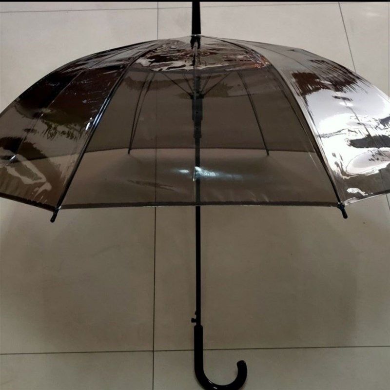 黑色趣味黑色雨伞新长伞伞