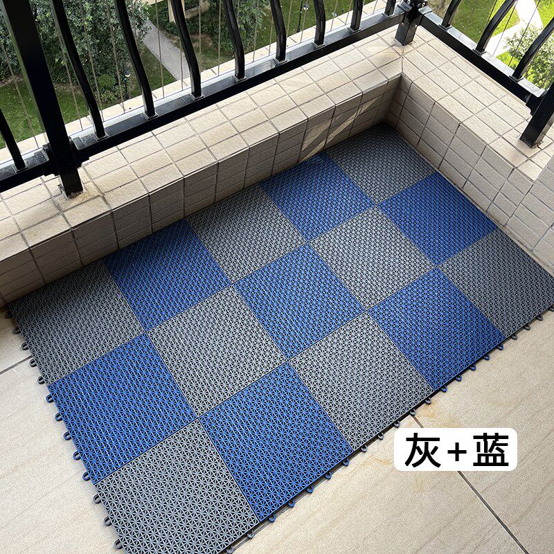 塑料镂空地垫泳池海鲜池隔水垫悬浮地板浴室卫生间硬质防滑垫磨损